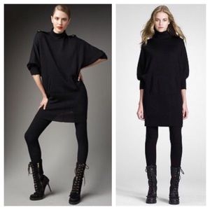 Tory Burch “Jacinthe” Military Style Sweater Dress